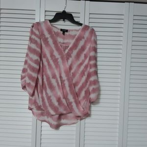 Amy Byer Size Large Pink Blouse